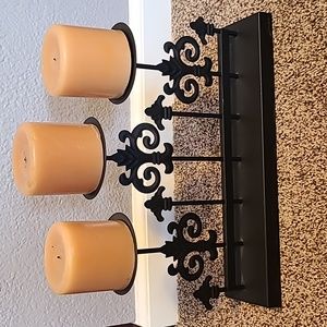 Decorative candle pillar